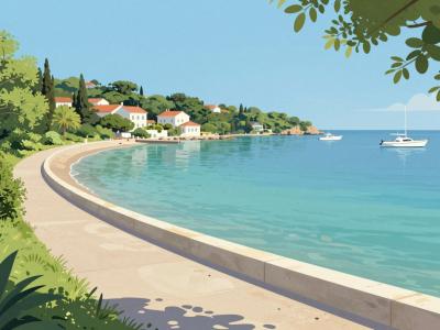AI-generated illustration of Garitsa Bay