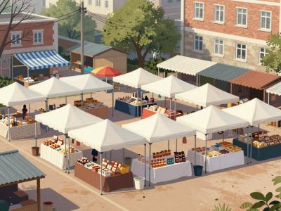 AI-generated illustration of Local Markets