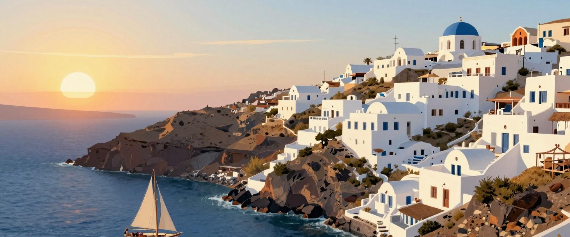 Sunset Sailing in the Aegean