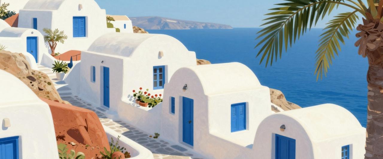 Illustrative header image for The Best Time to Visit Greece: A Season-by-Season Guide