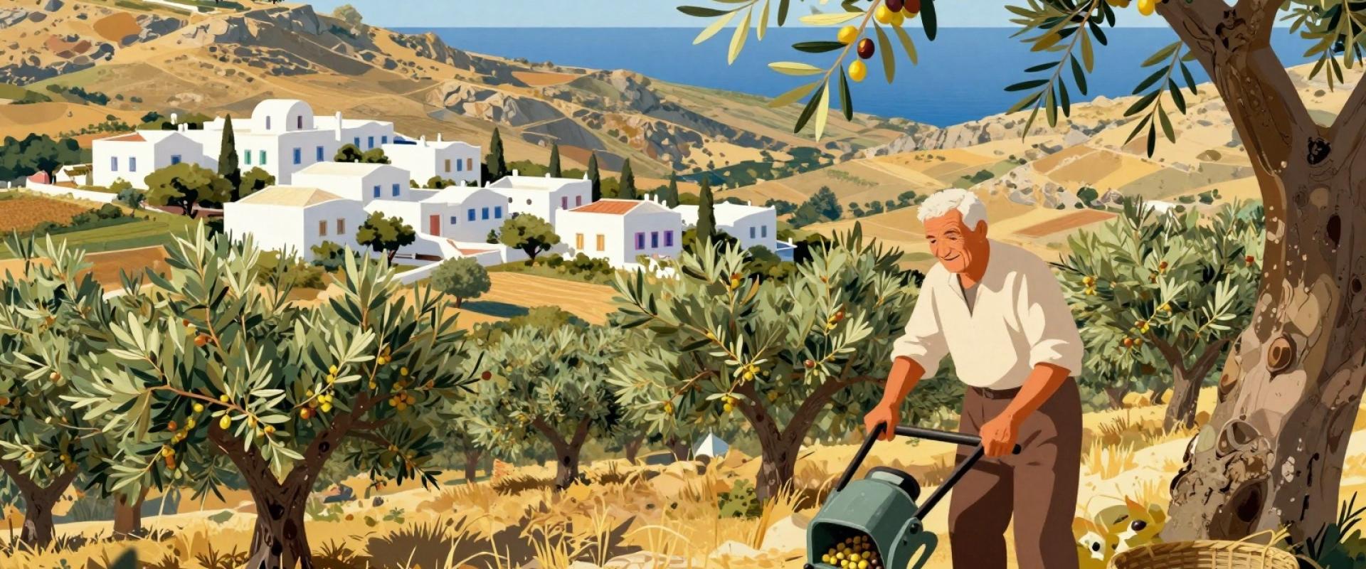 Autumn Harvest in Crete