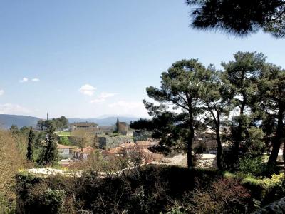 Walls and trees of Its Kale, the inner citadel of Ioannina castle