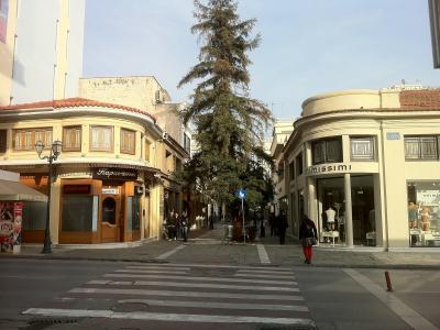 Ermou Street, the main shopping street in central Volos