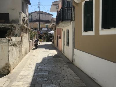 A street in lefkada on summer 2024