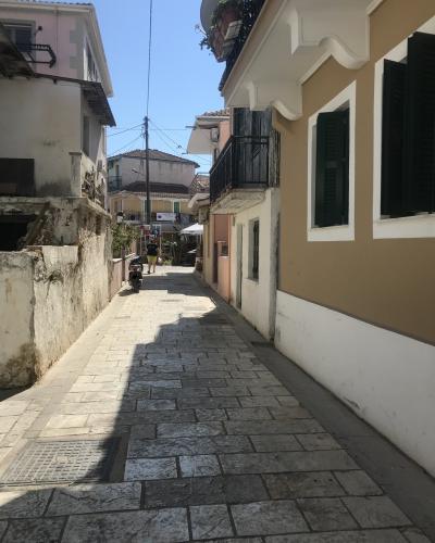 A street in lefkada on summer 2024