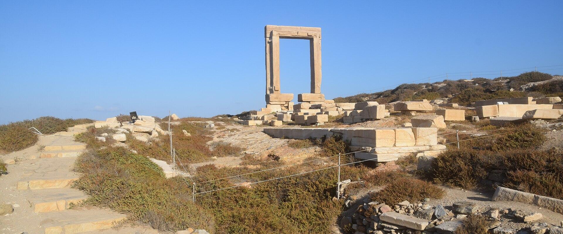 Porta (Portara) - Temple Of Apollo