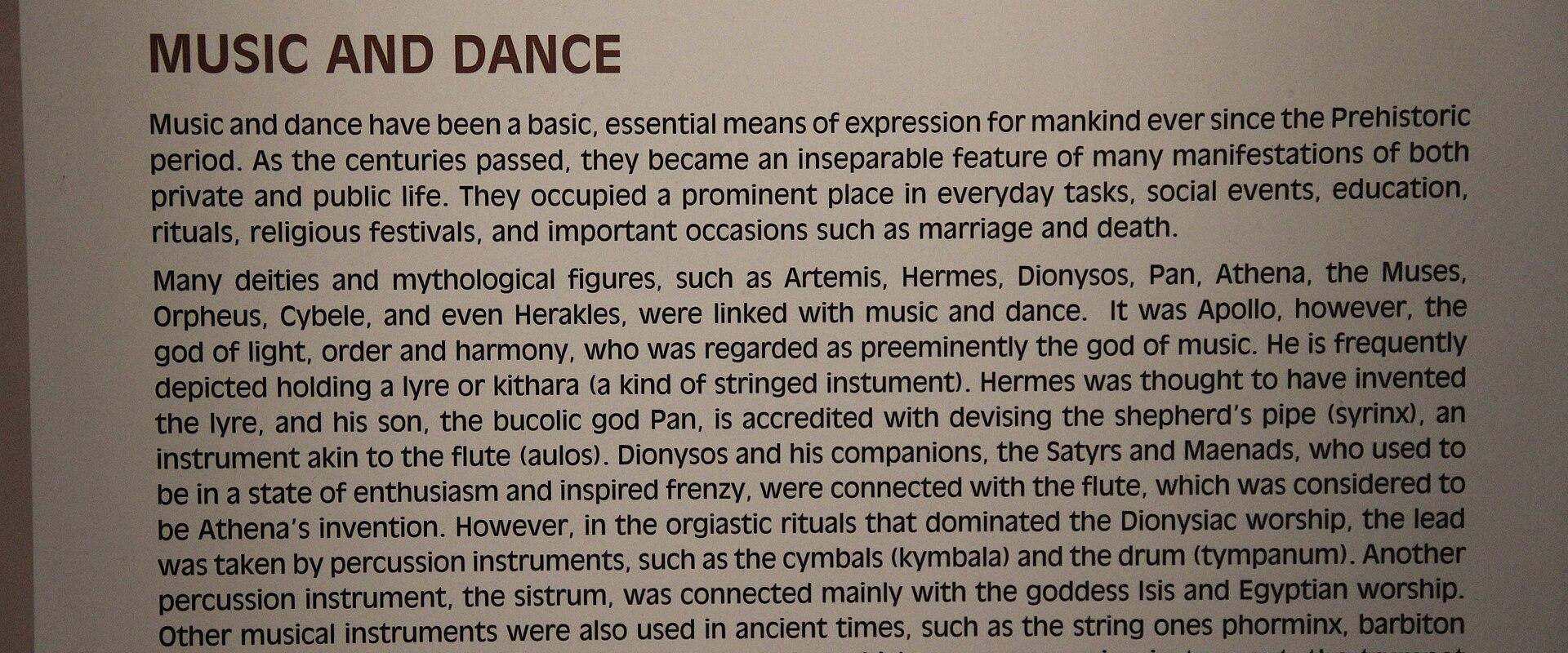 Music & Dance