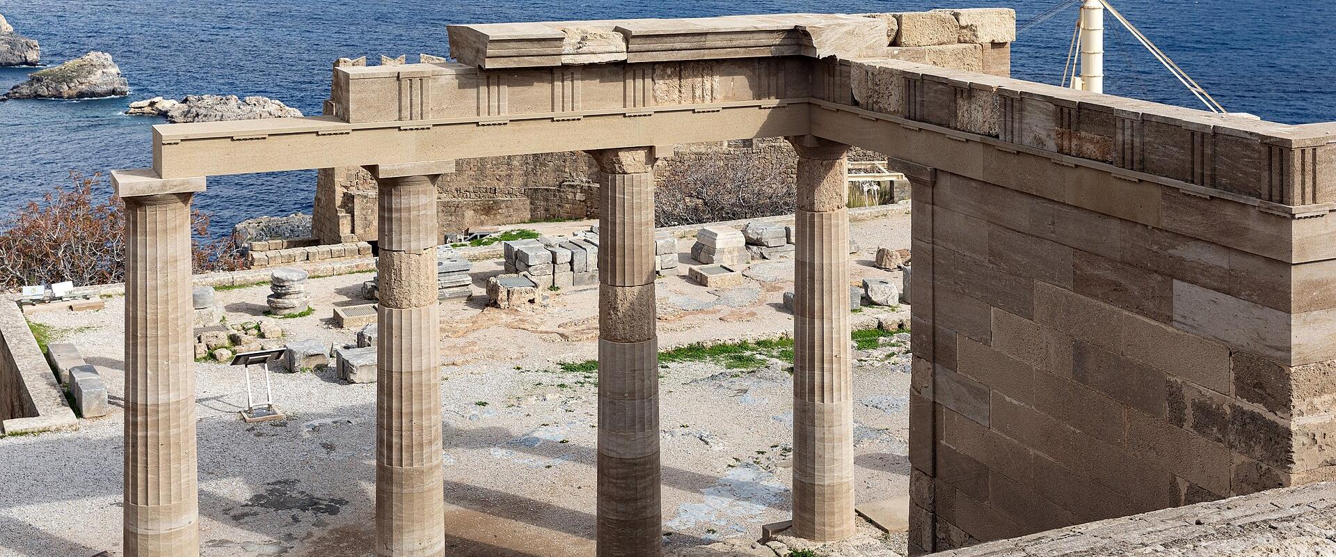 Lindos Acropolis at Sunrise