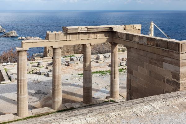 Lindos Acropolis at Sunrise